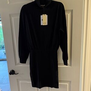 Nation LTD Elegant Black Long Sleeve Dress